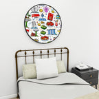 Custom Large Round Framed Canvas Prints Wall Art