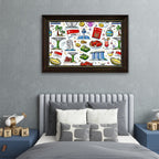 Custom Wood Framed Canvas Prints Wall Art