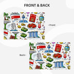 Custom Double Layer Imitation Linen Placemats
