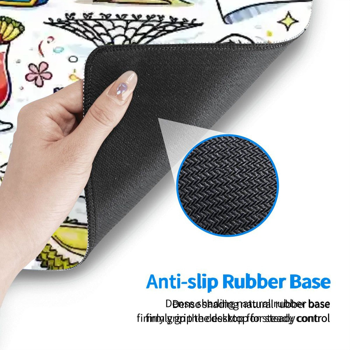 Custom Extra Large Rubber Mouse Pad 31.5"x11.8"