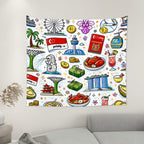 Custom Lightweight Wall Tapestry for Bedroom 60"x50" (Horizontal)