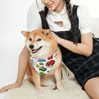 Custom Dog Bandanas Double Sided with Buckle