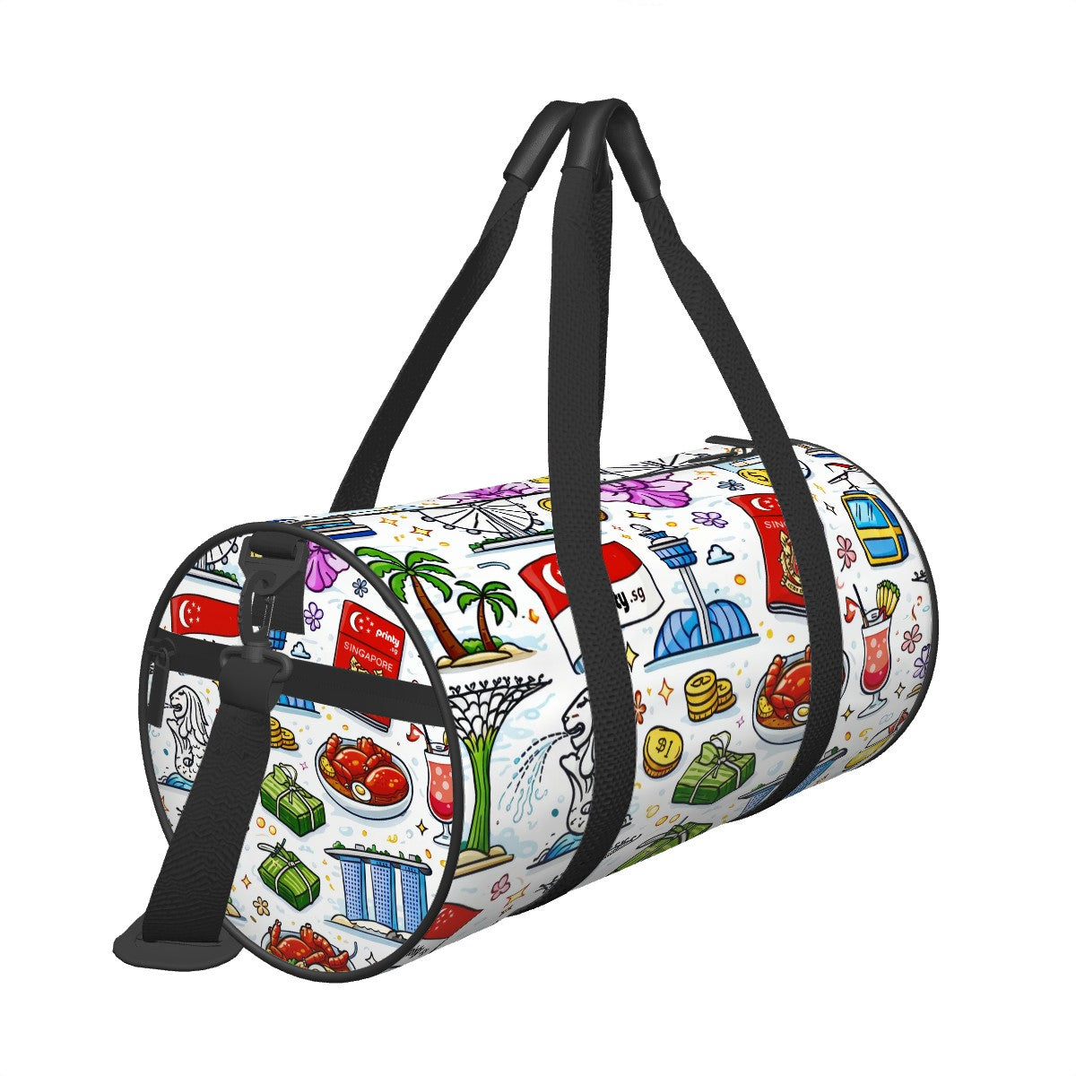 Custom Cylinder Duffle Bag Large Capacity