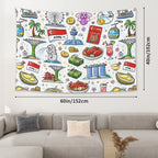 Custom Horizontal Lightweight Wall Tapestry for Bedroom (4:3)