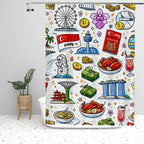 Custom Bathroom Shower Curtain