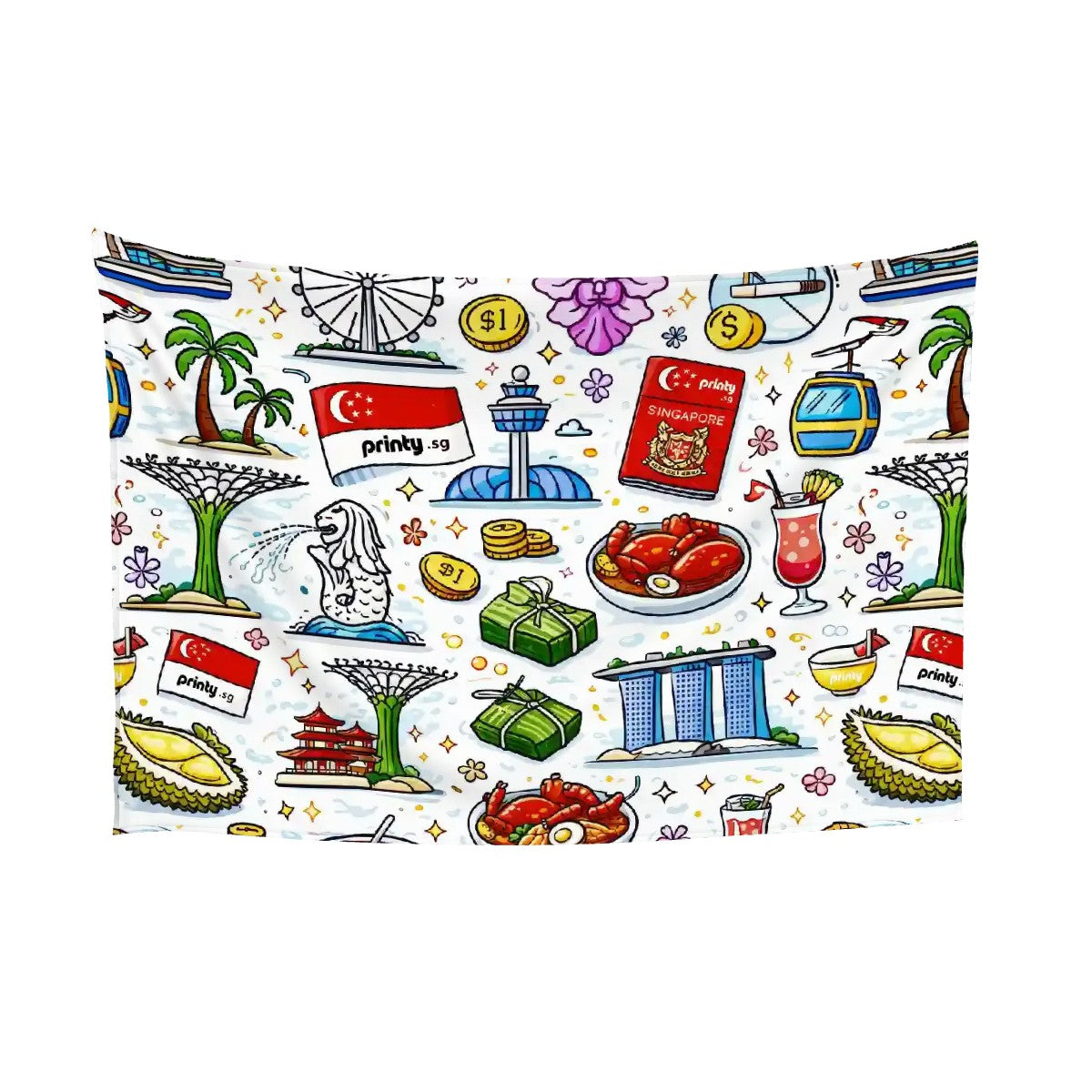 Custom Wall Tapestry Wall Art Decor (2:3) (Horizontal)