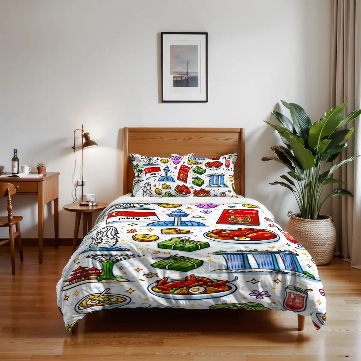 Custom Twin Duvet Cover Set 68"x86"