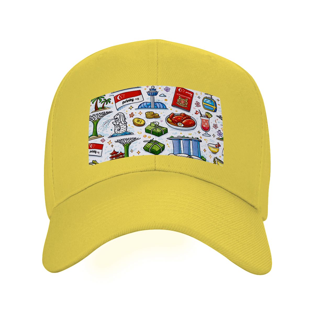 Custom Curved Eaves Trucker Hat (Solid Color)