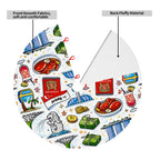 Custom Symmetrical Thickened Christmas Tree Skirt