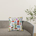 Custom Plush Throw Pillow Covers (Single-Sided Design)