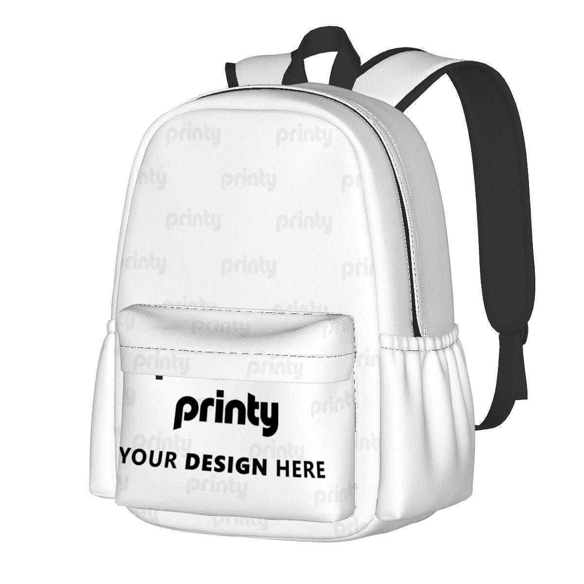 Custom Large Capacity Oxford Backpack with Cloth Side Pockets