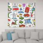 Custom Horizontal Wall Tapestry for Bedroom (6:5)