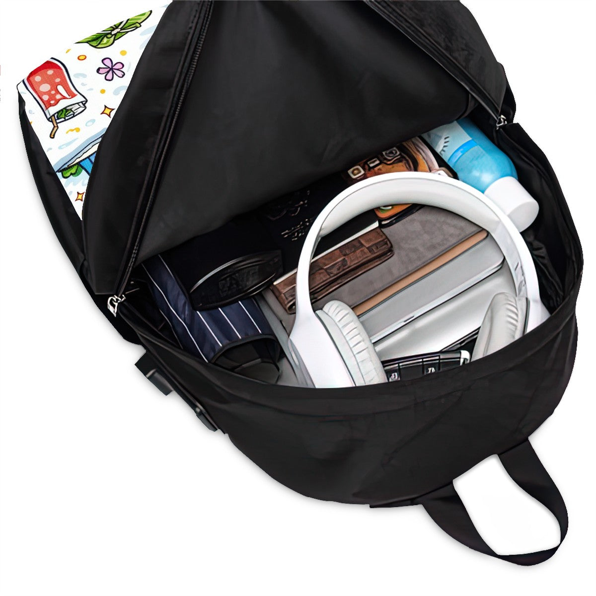 Custom Oxford Travel Laptop Backpack with USB