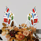Custom Small Flags Set of 6