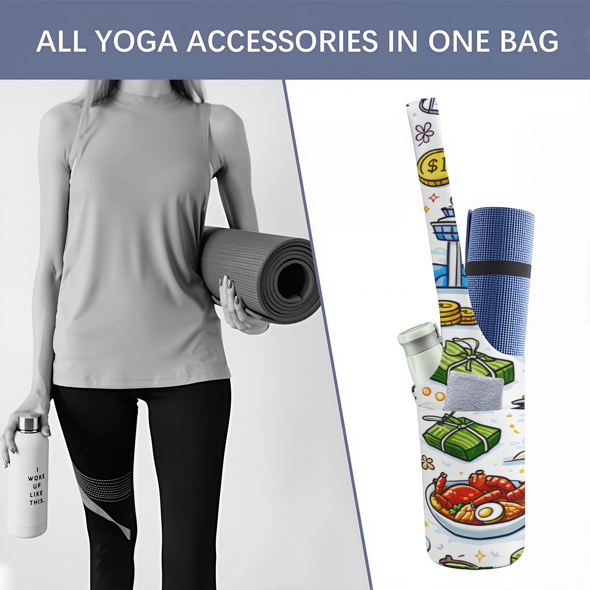 Custom Yoga Mat Storage Bag