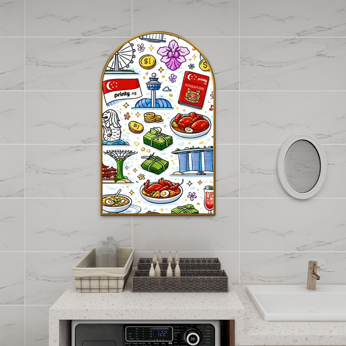 Custom Arched Canvas Prints Wall Art