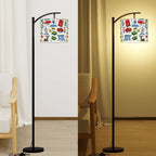Custom Arc Floor Lamp Shade