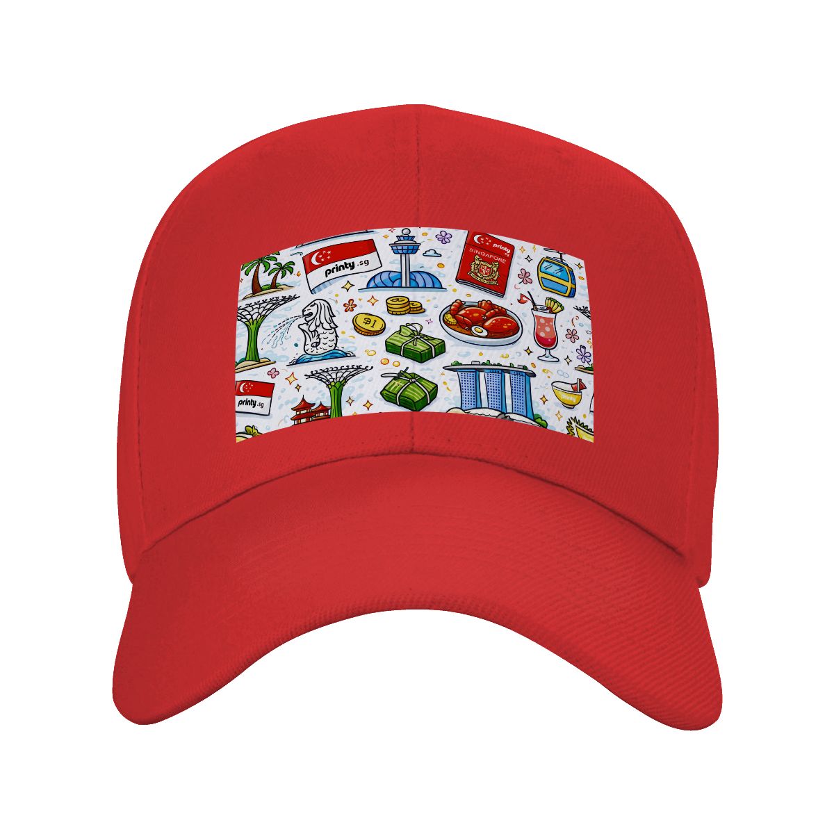 Custom Curved Eaves Trucker Hat (Solid Color)