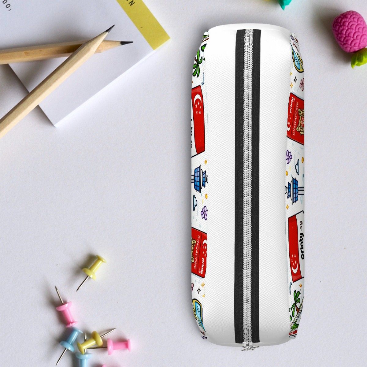 Custom Leather Three-dimensional Pencil Case