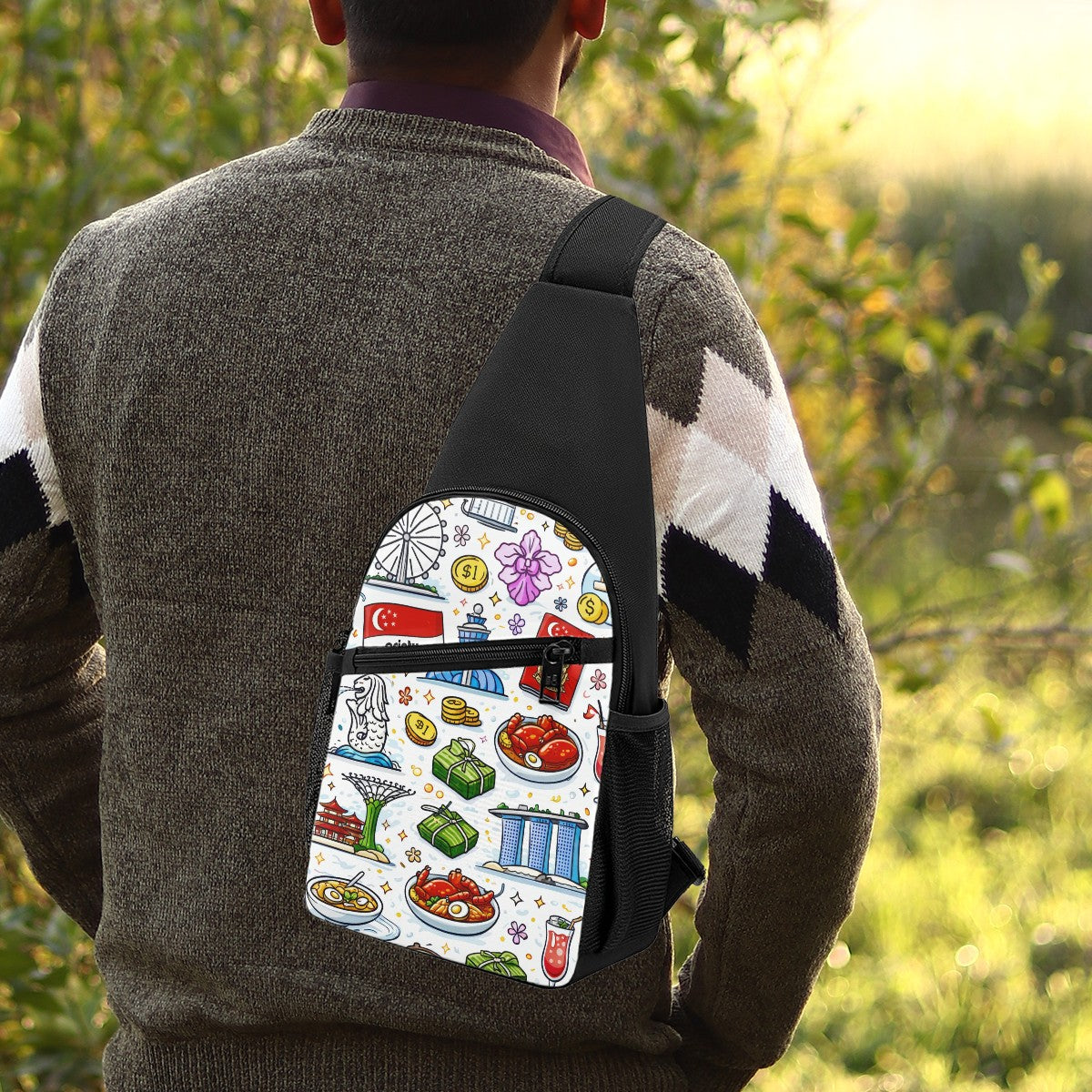 Custom Crossbody Fanny Pack Chest Bag