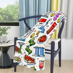 Custom 320 GSM Flannel Throw Blanket (3:5)