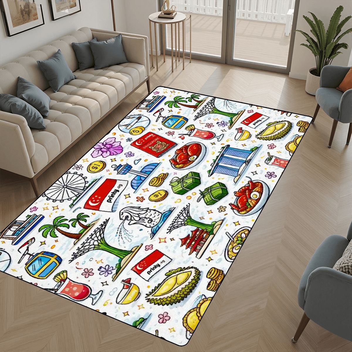 Custom Multiple Sizes Widened Runner Rug