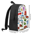 Custom Large Capacity Oxford Backpack with Front Pocket