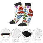 Custom Color Contrast Tube Socks