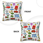 Custom Corduroy Throw Pillow Covers with Core (Double-Sided Design)