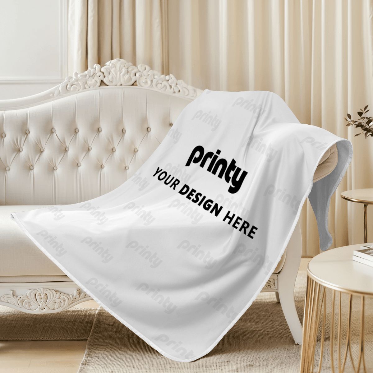 Custom Cooling Silk-Feel Blanket