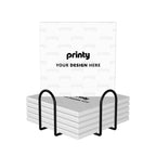 Custom Square Ceramic Coasters 6 pcs