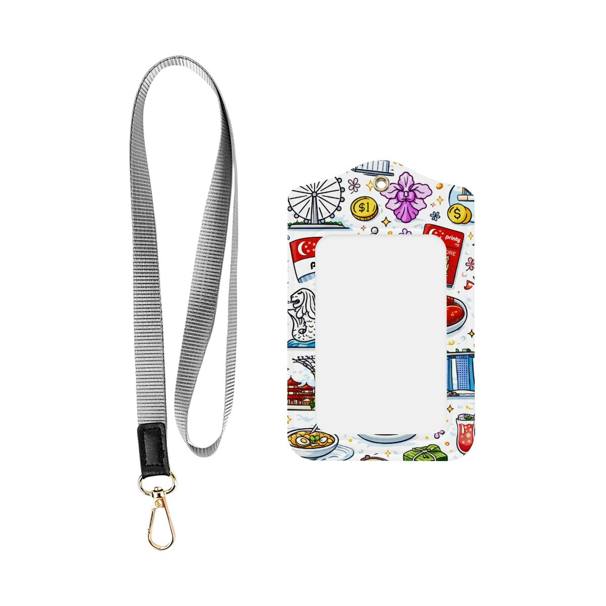 Custom Leather Card Badge Holder