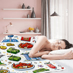 Custom Cooling Silk-Feel Blanket