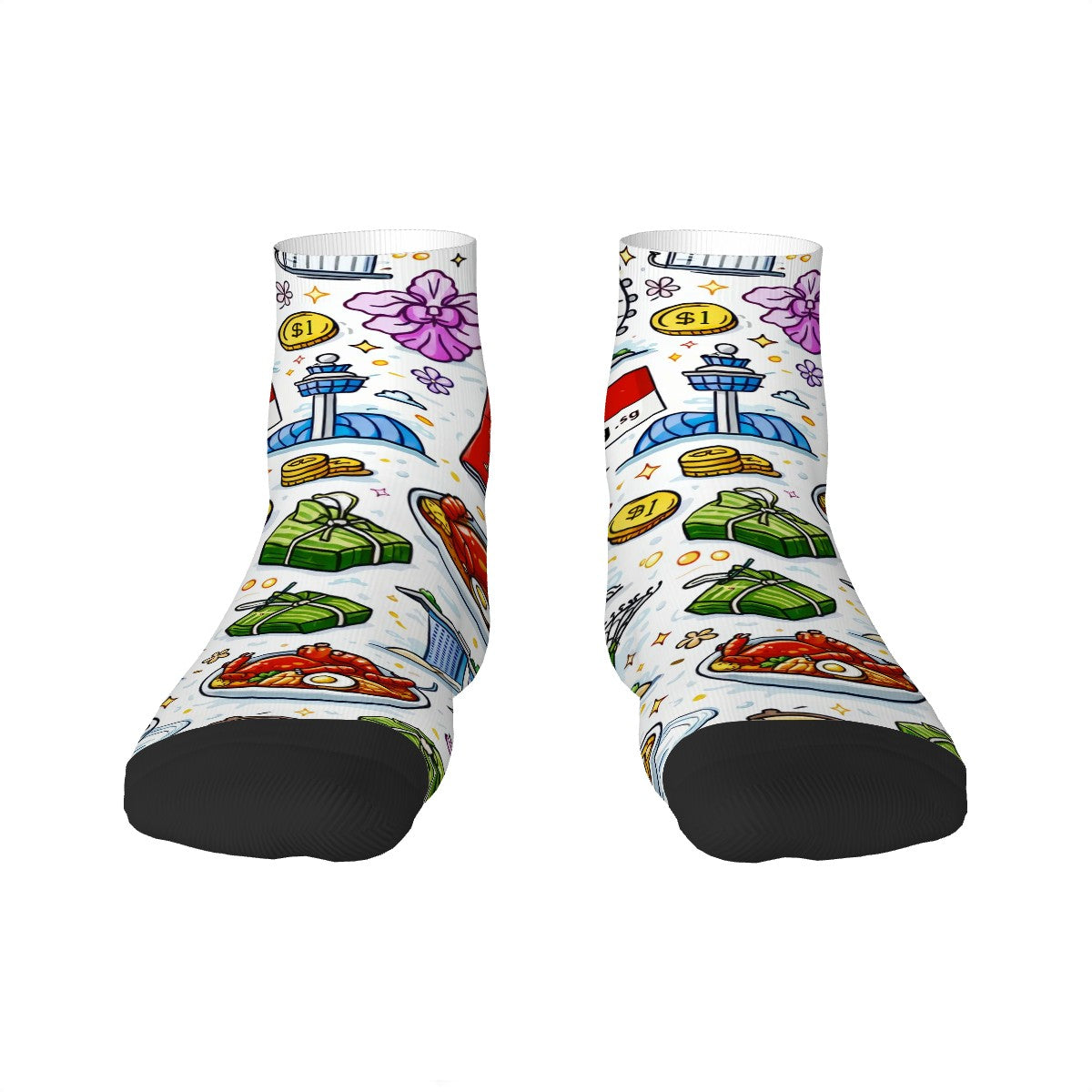 Custom Color Contrast Tube Socks