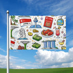 Custom Outdoor Decor Flags Double Sided (3:5)
