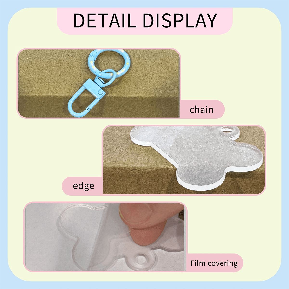 Custom Bone-Shaped Acrylic Pet Tag