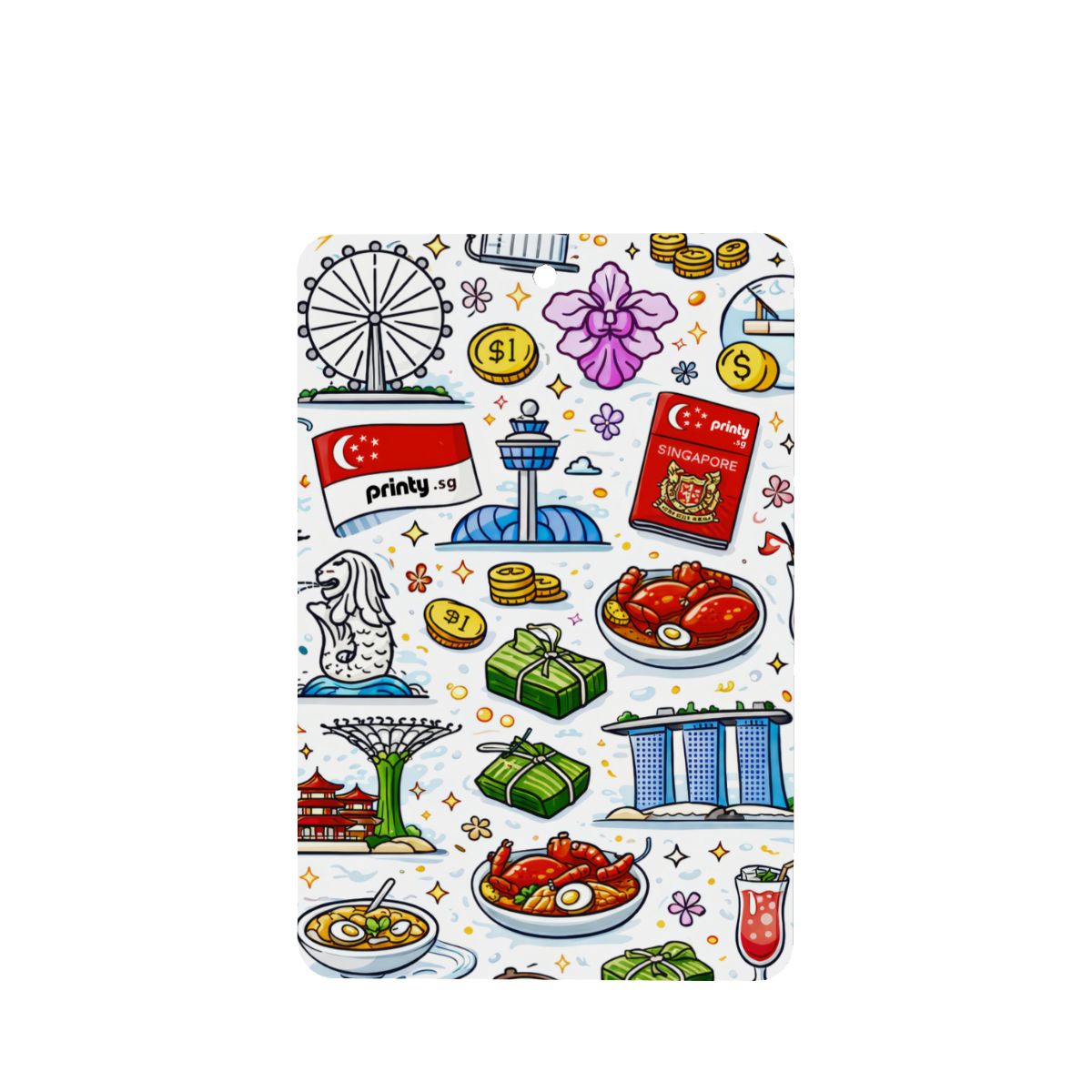 Custom Rectangle Car Air Freshener Card (1pc)