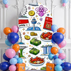 Custom Medium Arched Background Cover