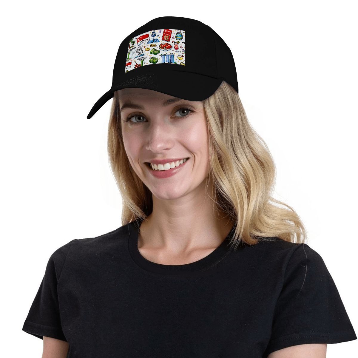 Custom Curved Eaves Trucker Hat (Solid Color)