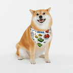 Custom Dog Bandanas Double Sided with Buckle