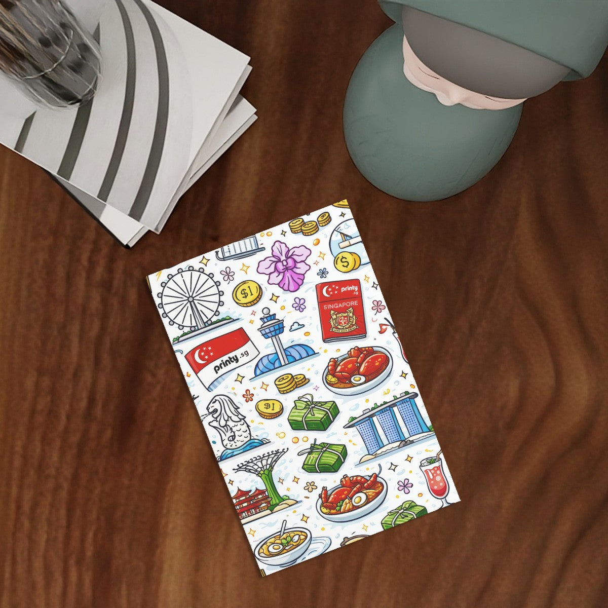 Custom Vertical Greeting Cards (Pearl Paper)