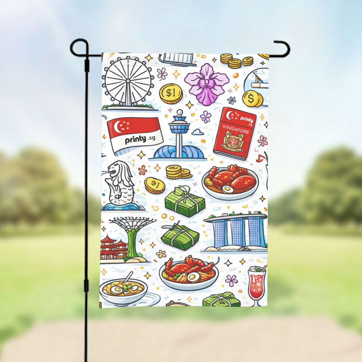 Custom Lightweight Garden Flags Yard Decorations Outdoor