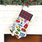 Custom Dog Paw Christmas Stockings