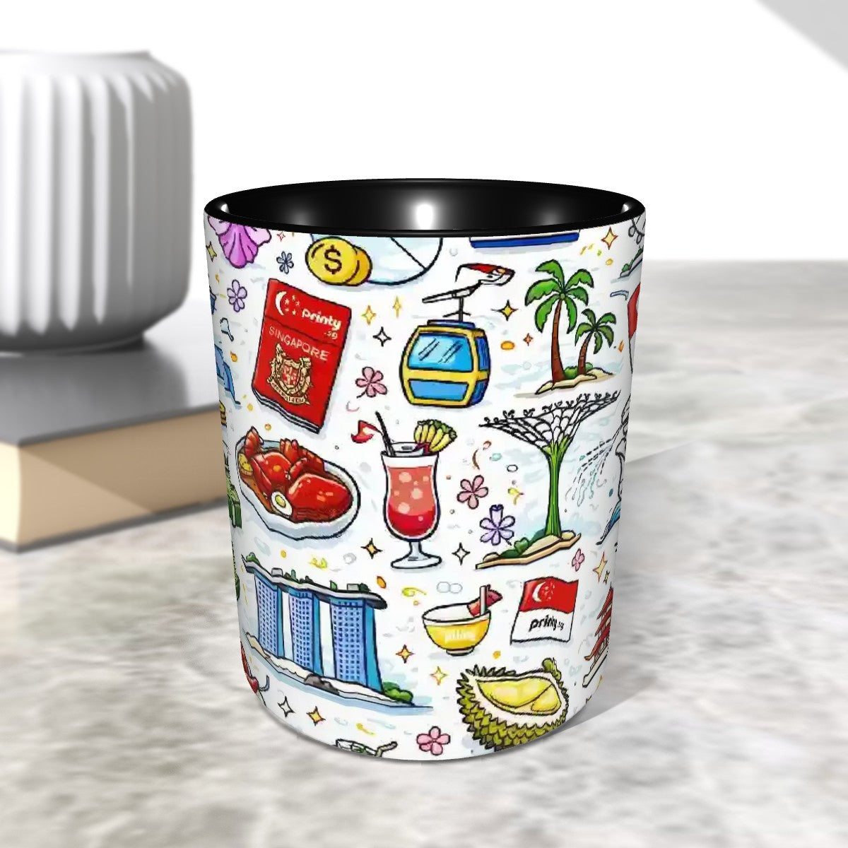 Custom Black Coffee Mugs (11oz)