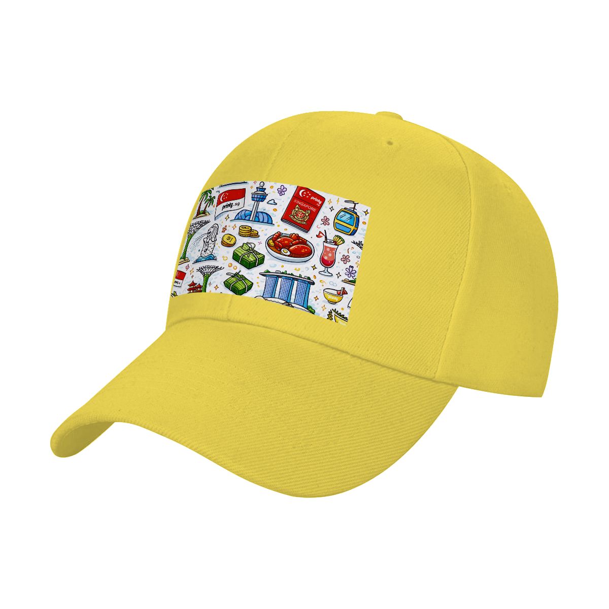 Custom Curved Eaves Trucker Hat (Solid Color)