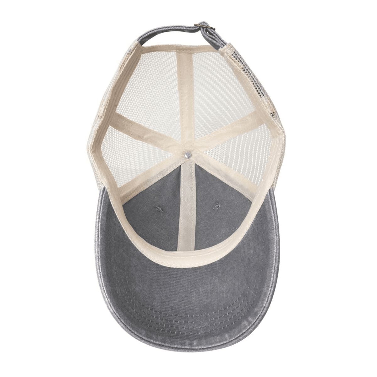 Custom Washed Denim Mesh Cap