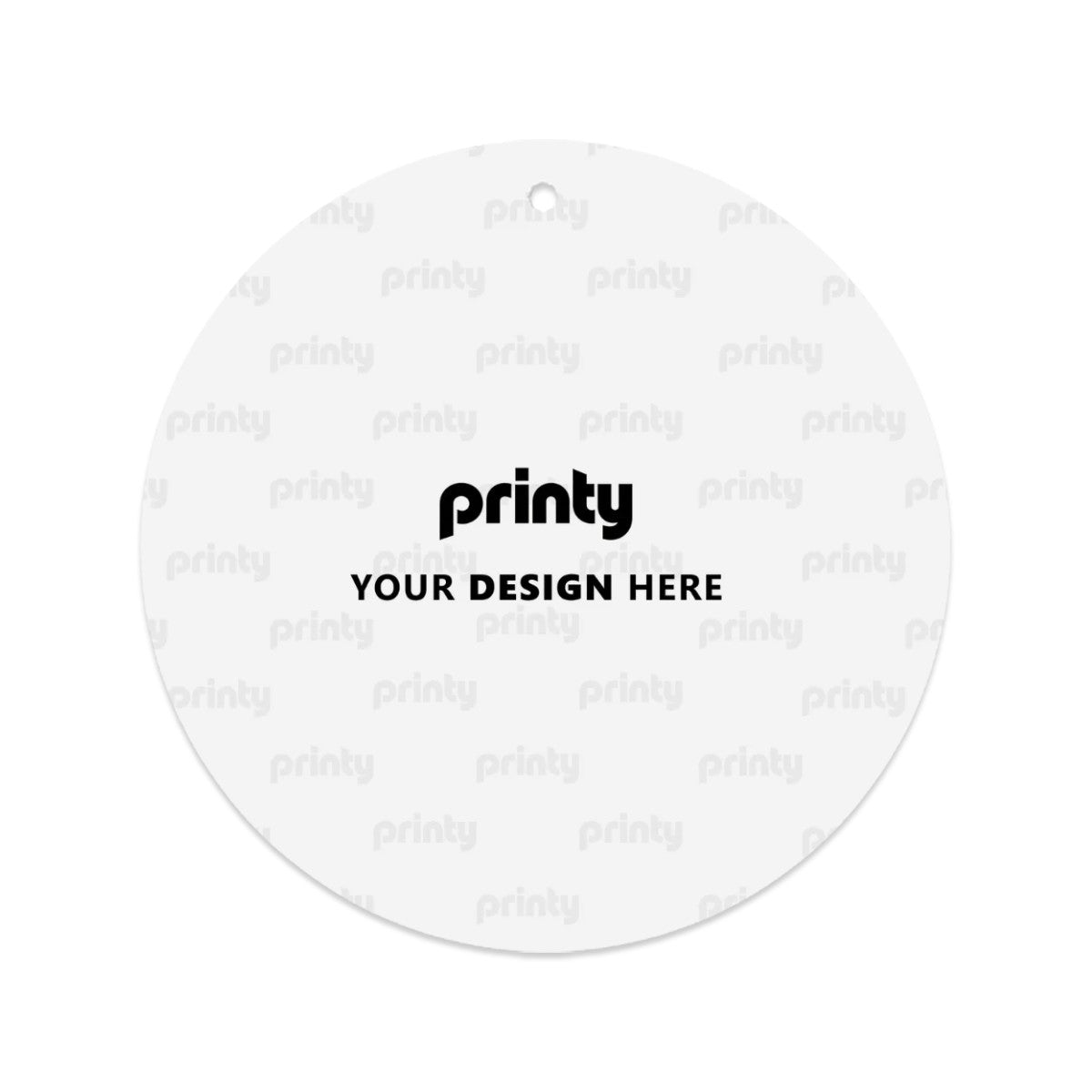 Custom Round Shape Car Air Freshener Cards 6 Pieces