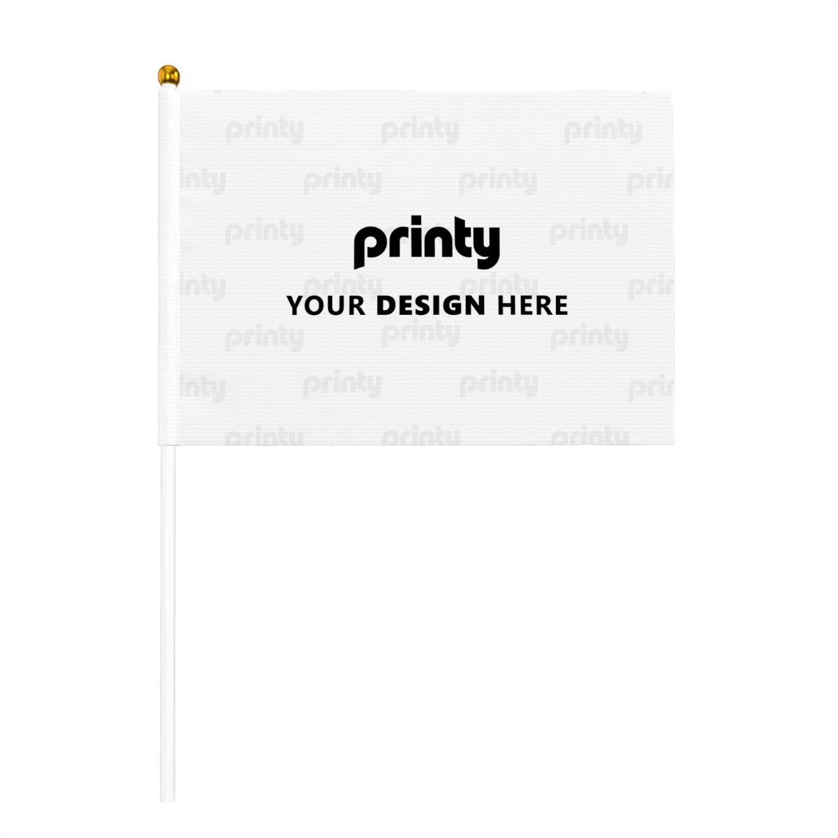 Custom Small Flags Set of 6
