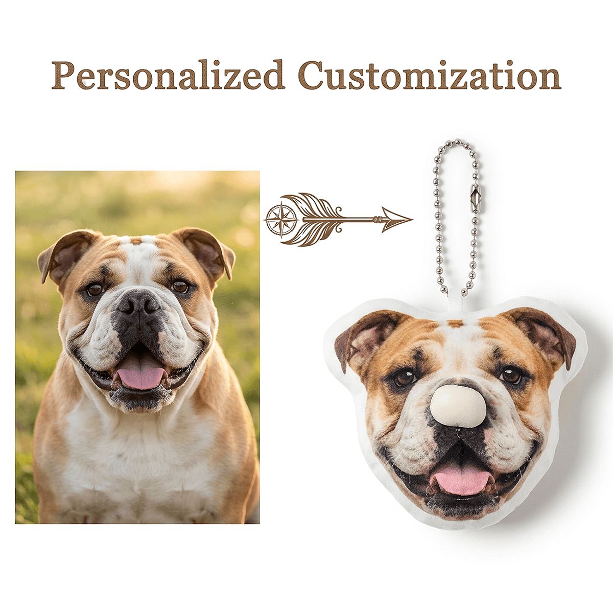 Custom Cute Snot Bubble Plush Keychain