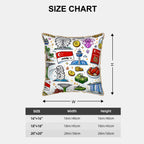 Custom Velvet Bordered Pillow Covers (Double-Sided Design)